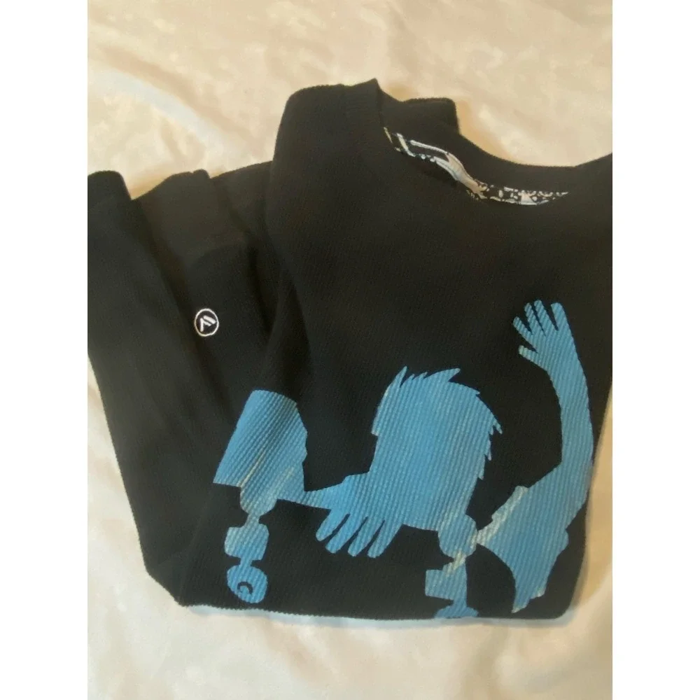 Y2K‎ grunge skater Shaun White Thermal blue stitching Boys Size L 12/14